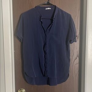 Chic Navy Women's Blouse